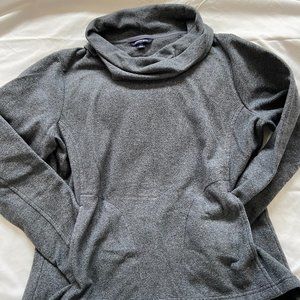 Land's End Cowl Neck Fleece Pullover